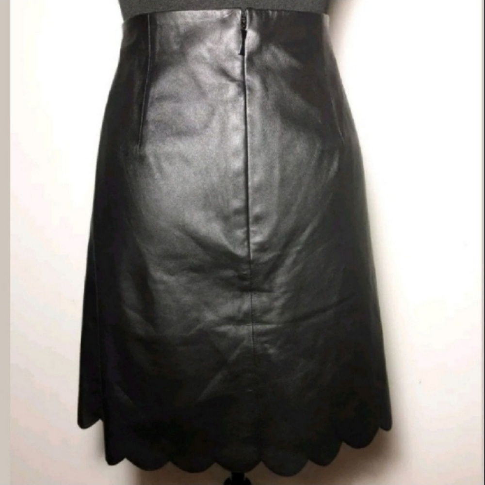 Kate Spade 100% Lamb Leather Skirt - Picture 3 of 7